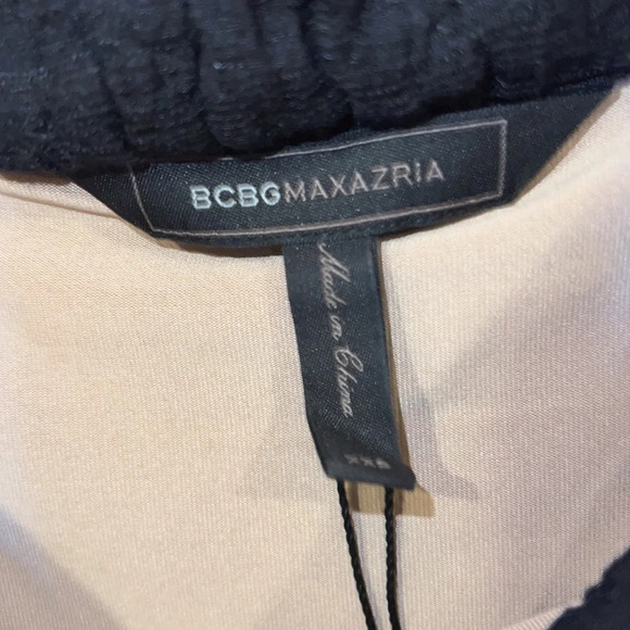 BCBG maxazria black lace on Nude body corn long sleeve HALLE dress - Picture 6 of 14